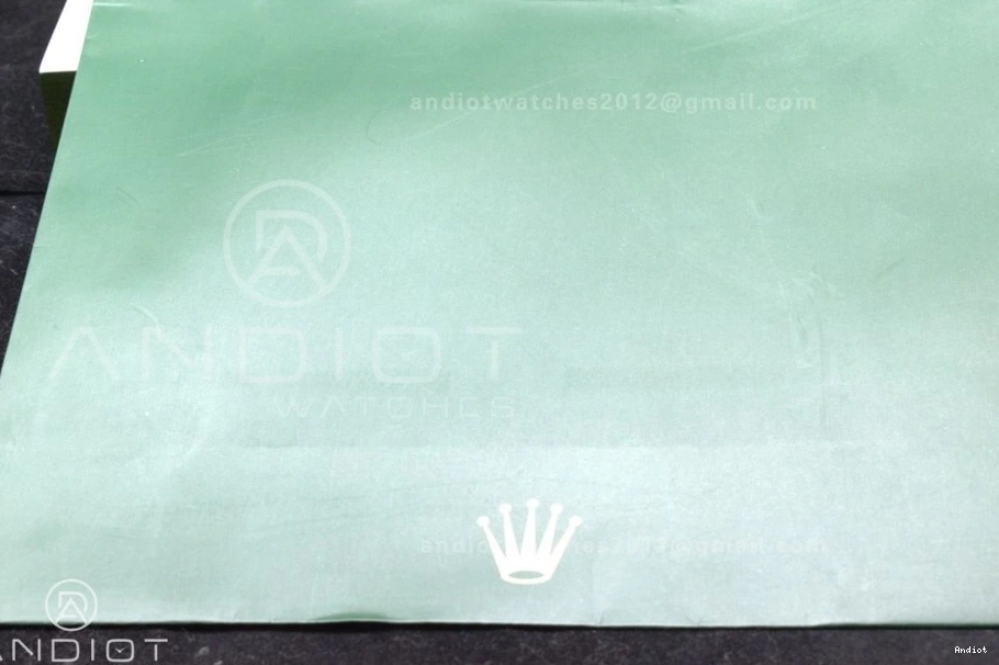 Box Top End Rolex Green Wood 0417